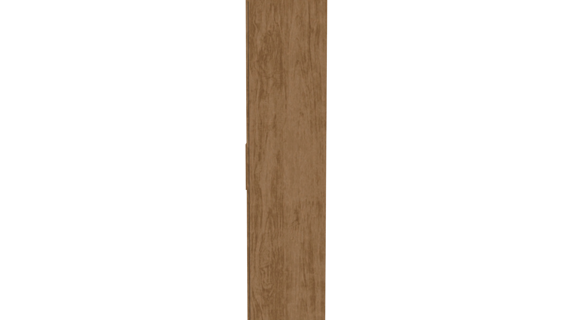 Stylish Wooden Wardrobe 3D Model - Professional 3D Model Render 2