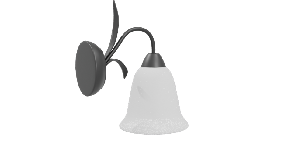 Contemporary Wall-Mounted Lamp 3D Model - Professional 3D Model Render 4