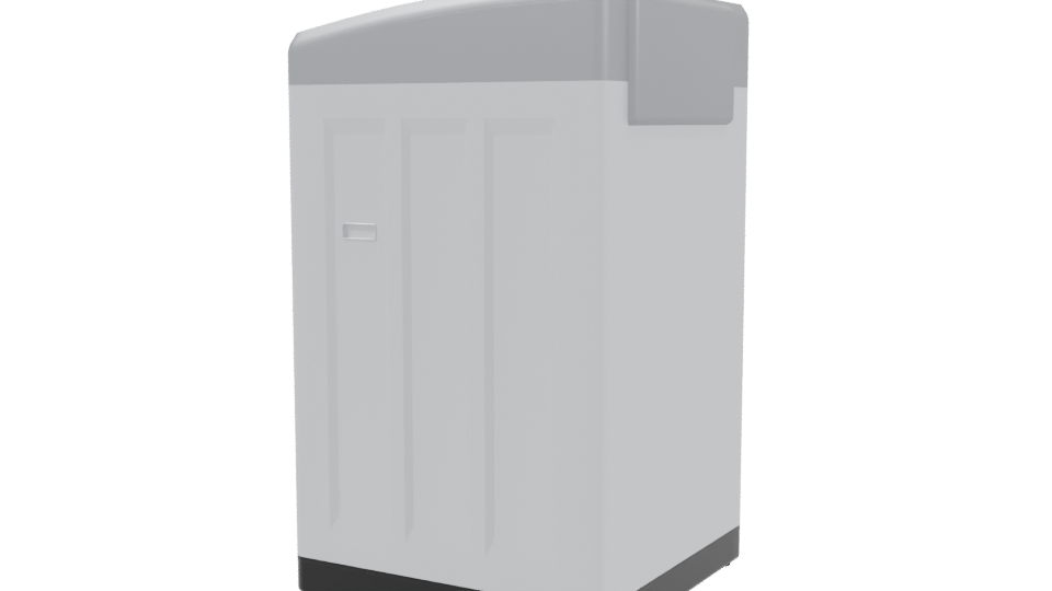 Compact Modern Washing Machine Model - Professional 3D Model Render 3