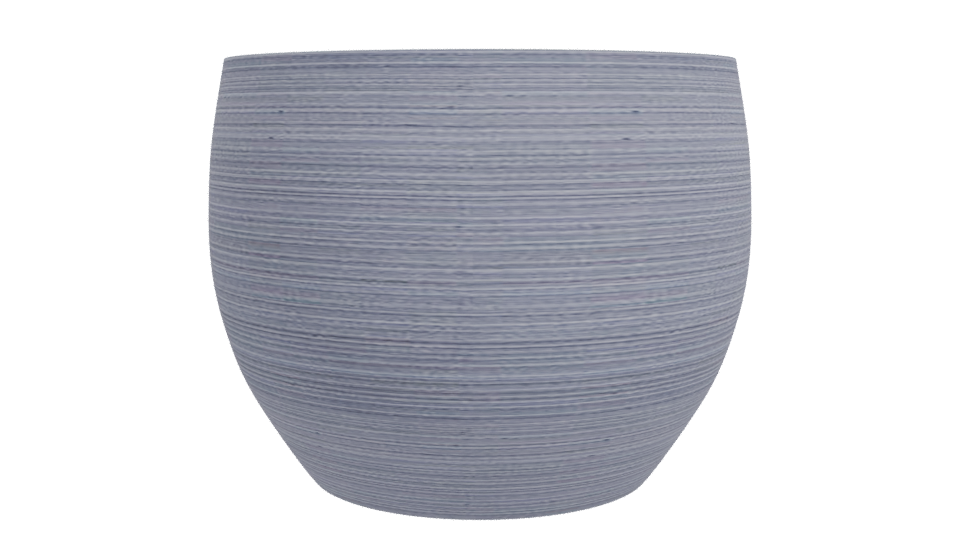 Stri Grey Fiber Pot 3D Model - Professional 3D Model Render 11