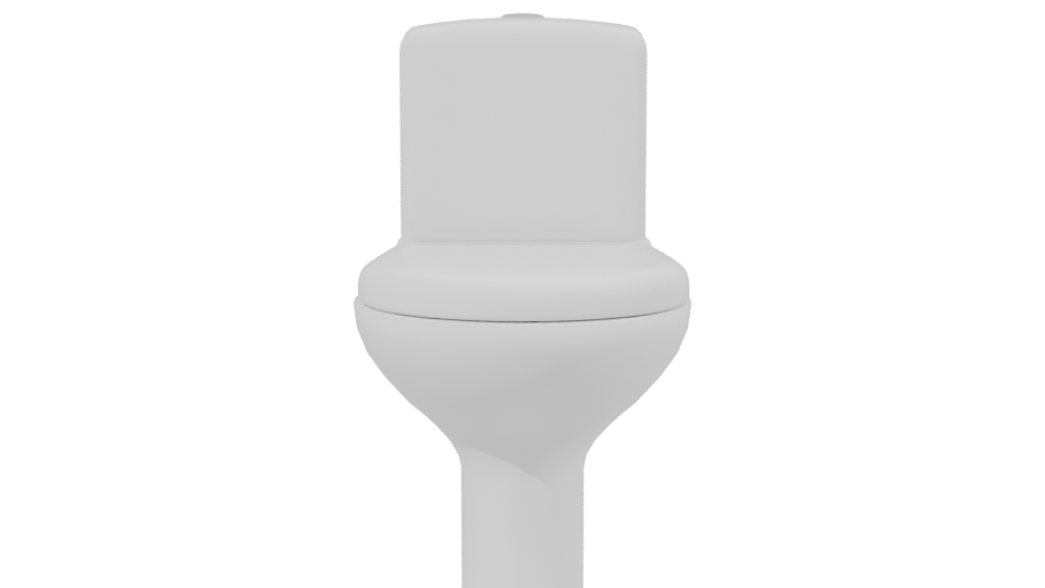 Stylish Bathroom Toilet Model 3D - Professional 3D Model Render 2