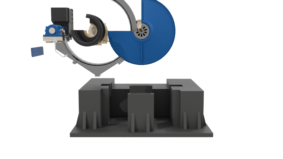Advanced Industrial Machinery 3D Model - Professional 3D Model Render 2
