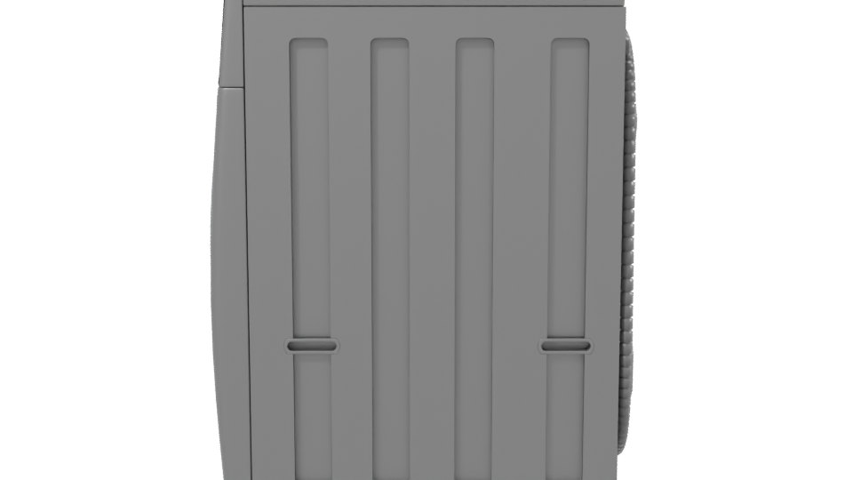 Automatic LG Washer-Dryer 3D Model - Professional 3D Model Render 2