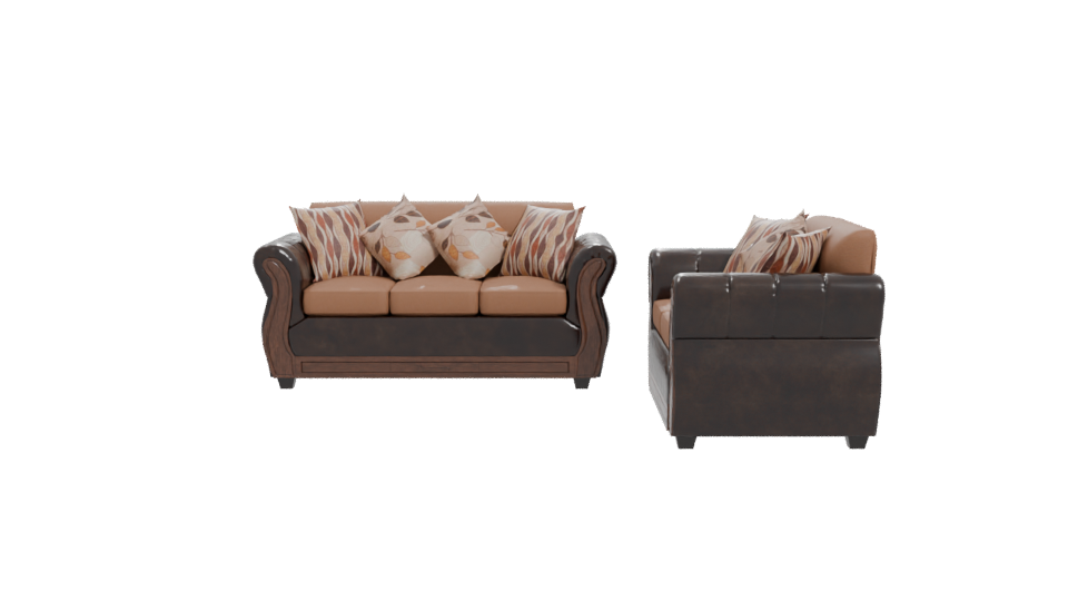 Stylish Luxury Sofa 3D Model - Professional 3D Model Render 11