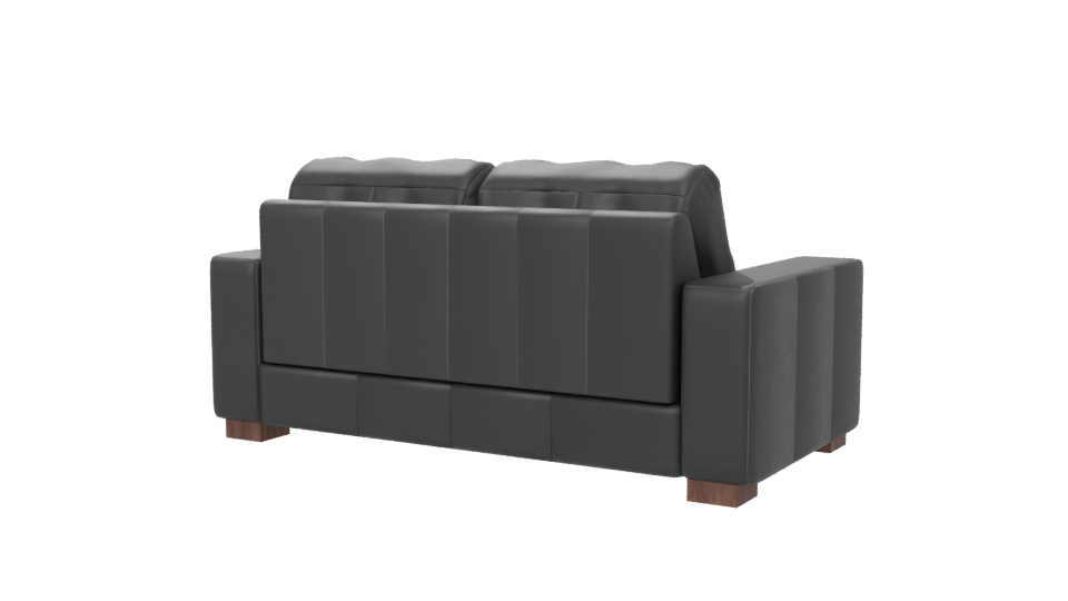 Stylish Modern Leather Sofa 3D - Professional 3D Model Render 6