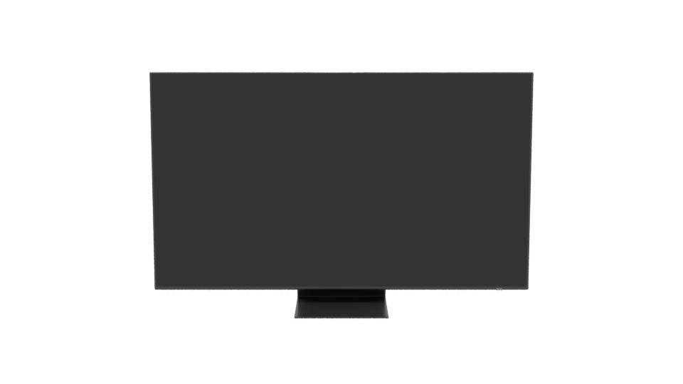 Sleek Modern TV Display 3D - Professional 3D Model Render 11