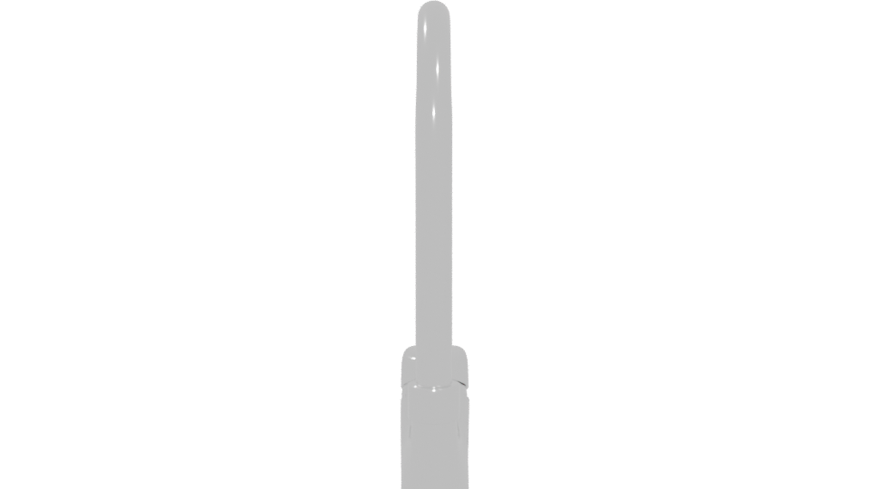 High-Polish Kitchen Faucet 3D Model - Professional 3D Model Render 5