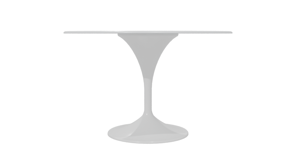 Sleek Modern Dining Table 3D - Professional 3D Model Render 6