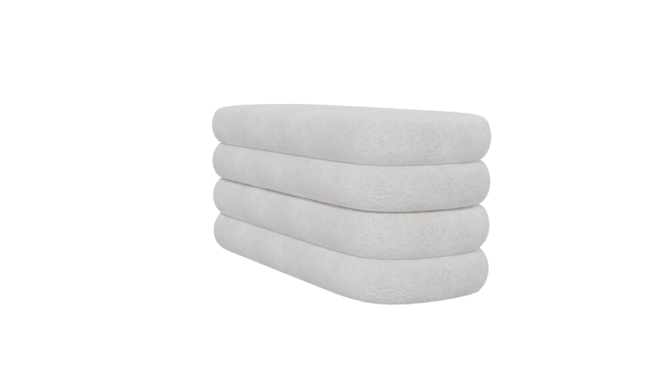 Soft Textured Pillow Set 3D - Professional 3D Model Render 13