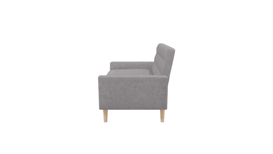 Contemporary Fabric Sofa 3D Model - Professional 3D Model Render 2
