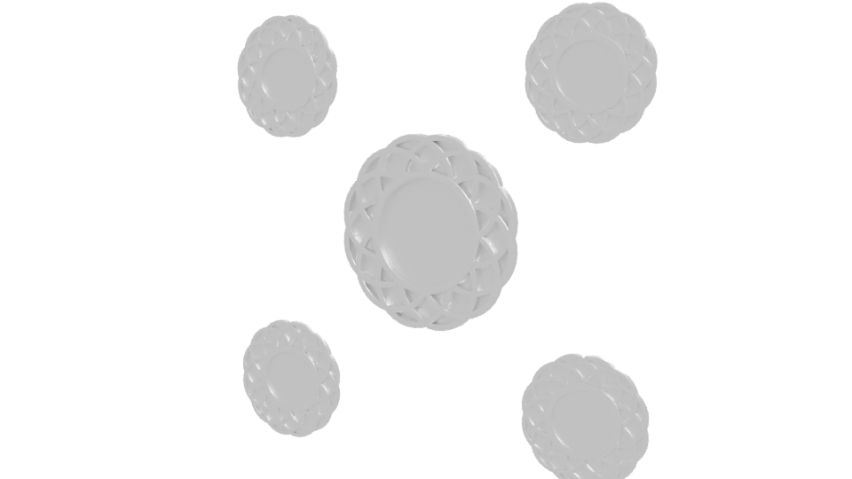 Stylized Decorative Orb Collection - Professional 3D Model Render 12