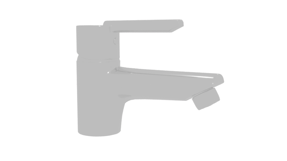 Sleek Modern Kitchen Faucet 3D Model - Professional 3D Model Render 12