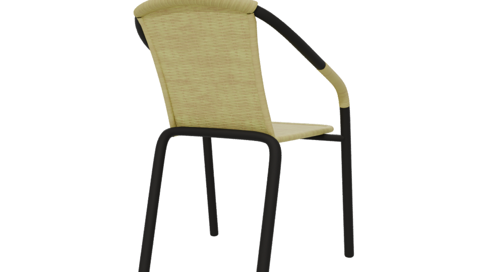 Stylish Outdoor Chair Model - Professional 3D Model Render 6