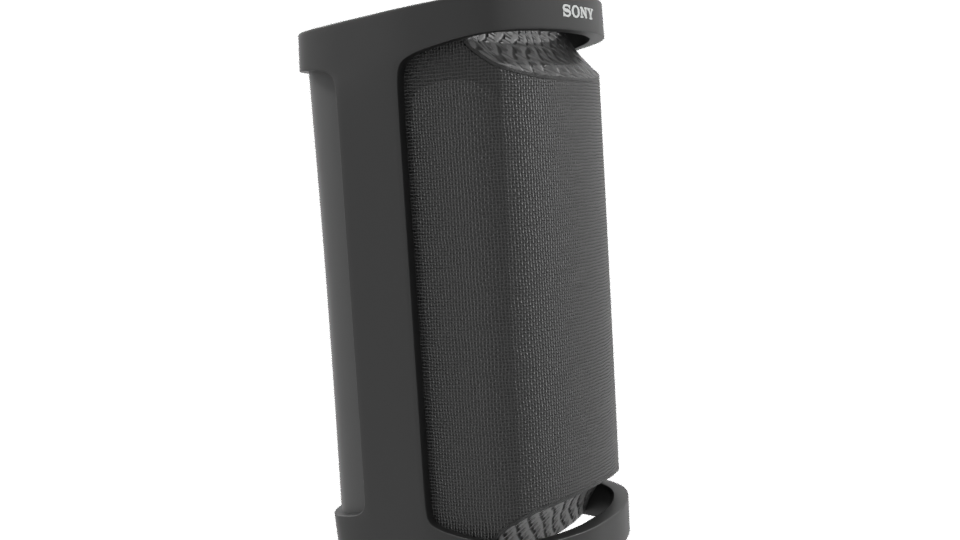 Stylish Bluetooth Speaker Model - Professional 3D Model Render 9