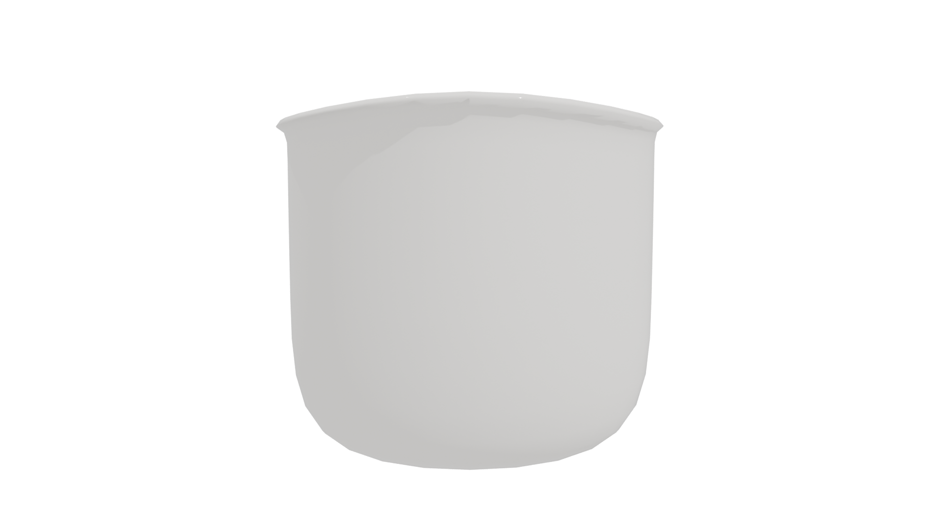 Contemporary White Planter Model - Professional 3D Model Render 11