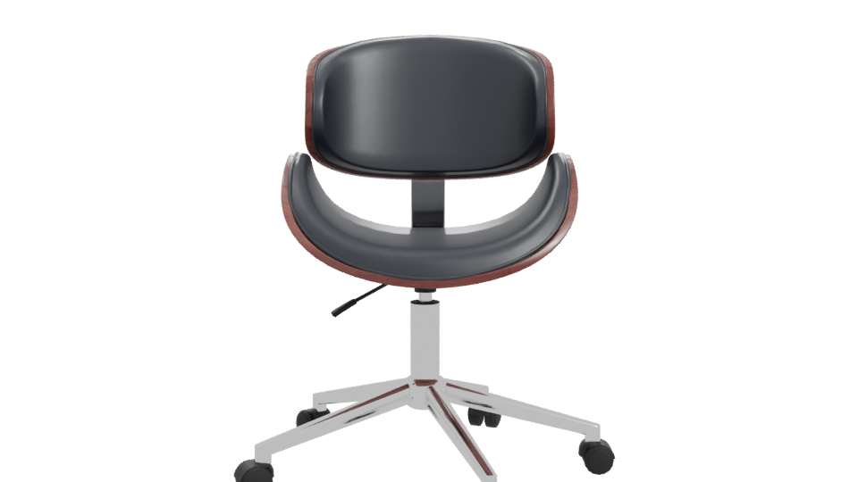 Sleek Modern Office Chair 3D - Professional 3D Model Render 11