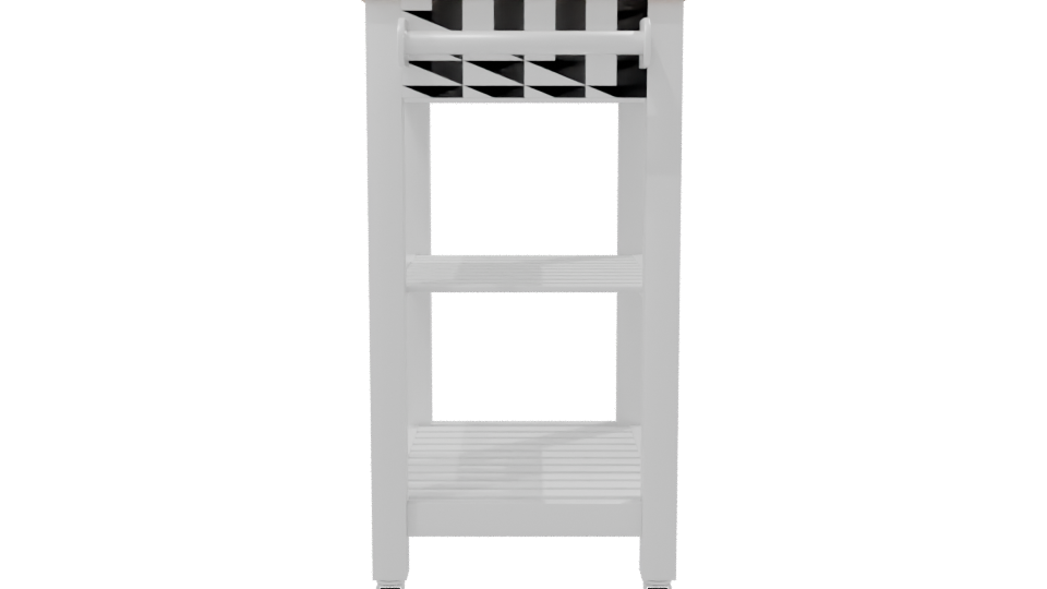 Stylish Kitchen Cart 3D Model - Professional 3D Model Render 8