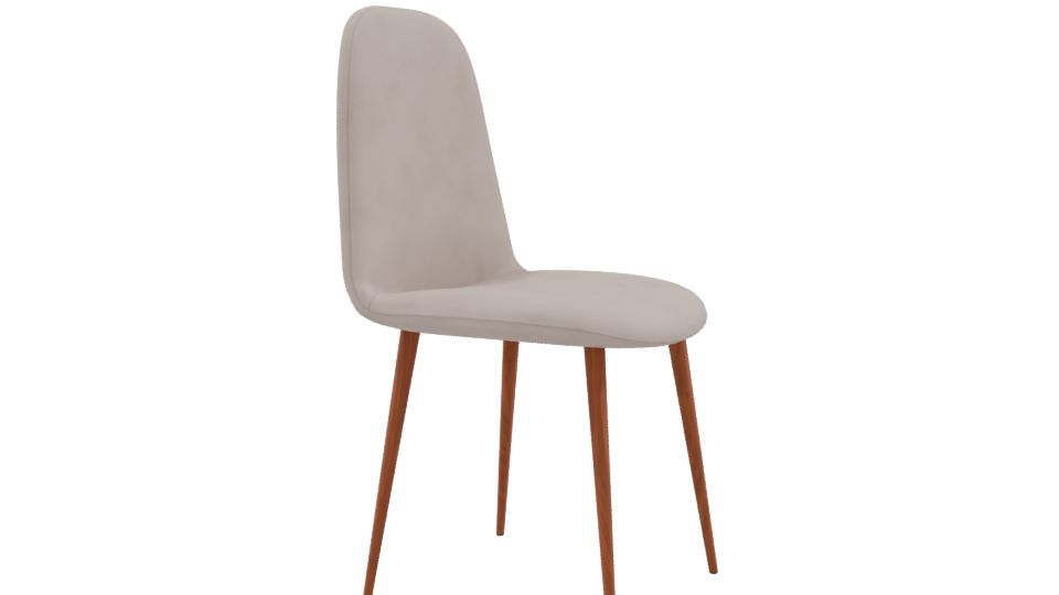 Stylish Modern Dining Chair 3D - Professional 3D Model Render 9