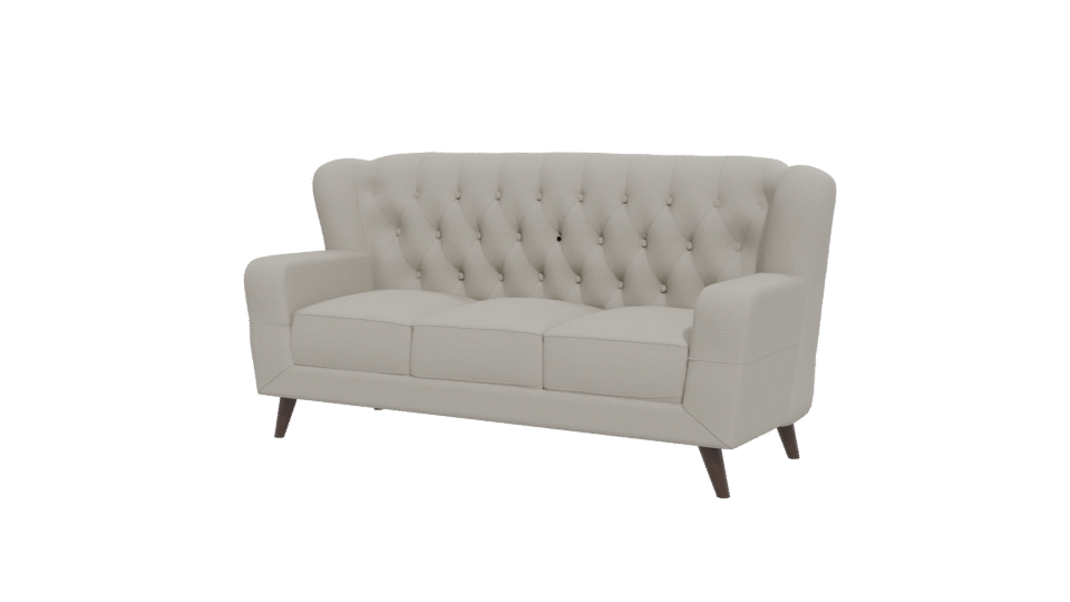 Elegant Fabric Sofa 3D Model - Professional 3D Model Render 12