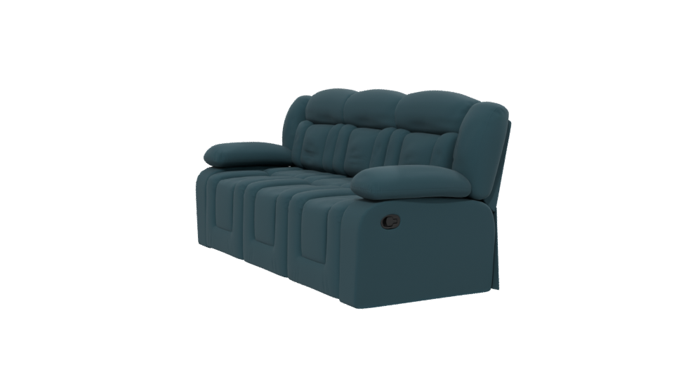 Sleek Modern Fabric Sofa - Professional 3D Model Render 13