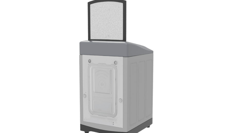 Modern Washing Machine 3D Model - Professional 3D Model Render 6