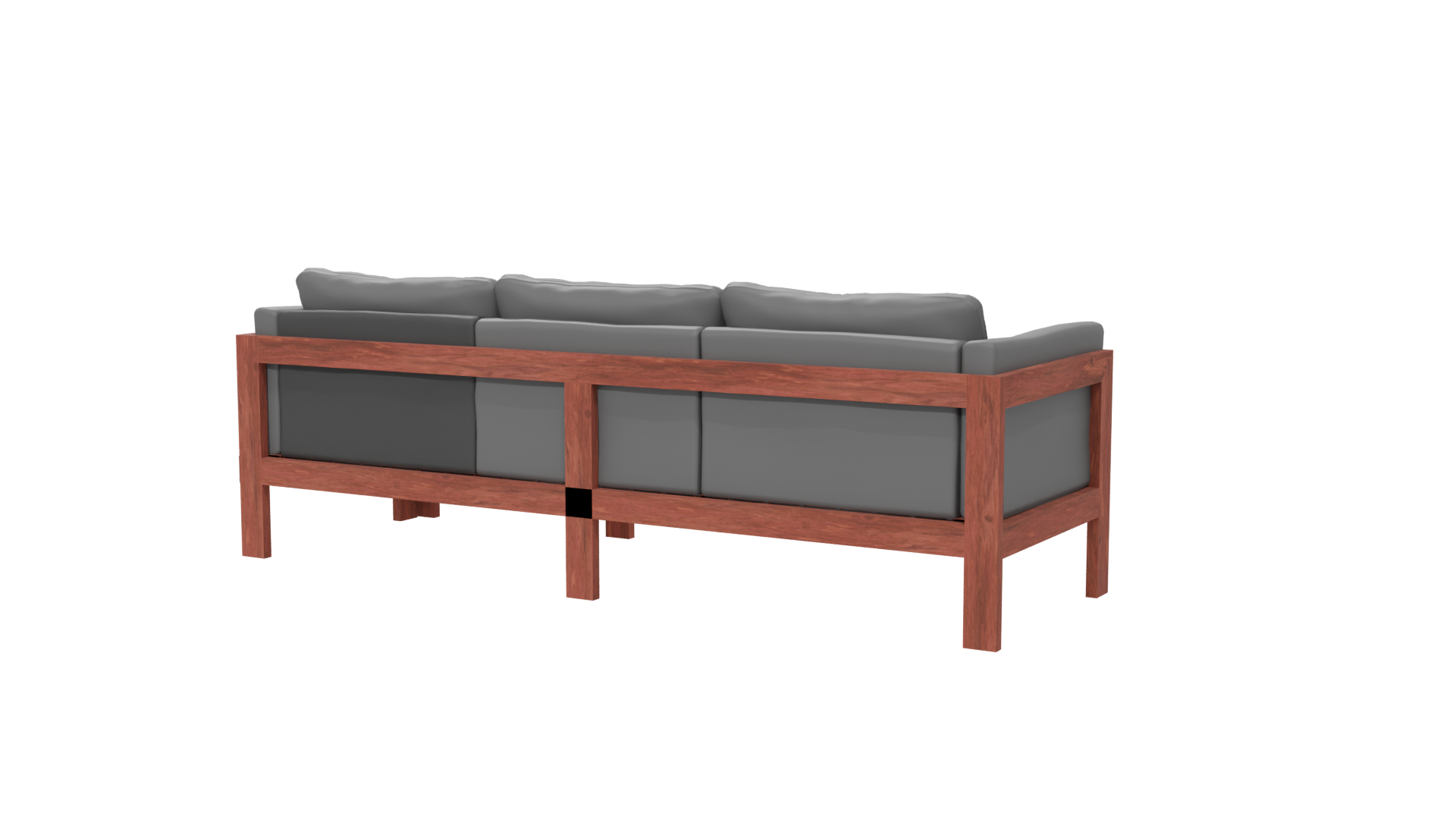Stylish Outdoor Sectional Sofa 3D - Professional 3D Model Render 6