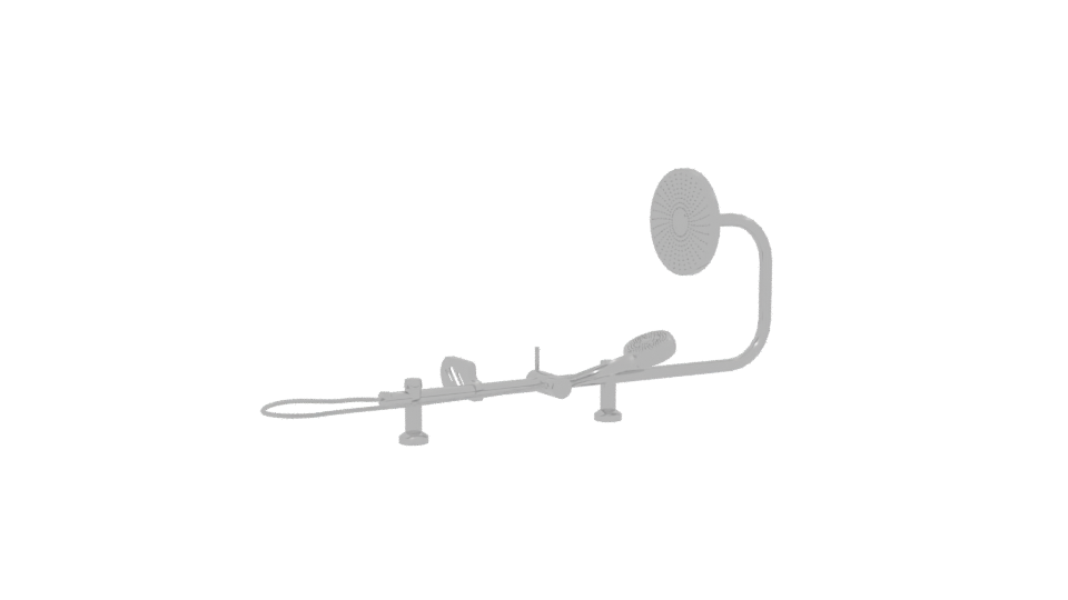 Stylish Modern Shower Kit 3D - Professional 3D Model Render 13