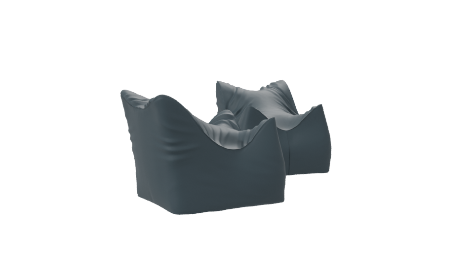 Stylish Bean Bag Chair 3D - Professional 3D Model Render 7