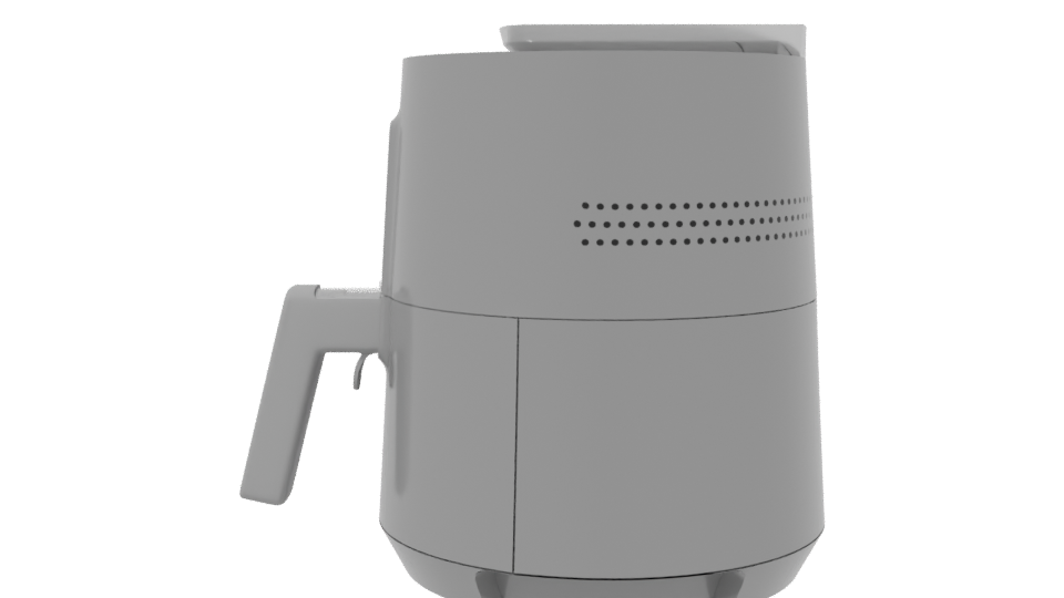 Sleek Modern Kitchen Appliance 3D - Professional 3D Model Render 2