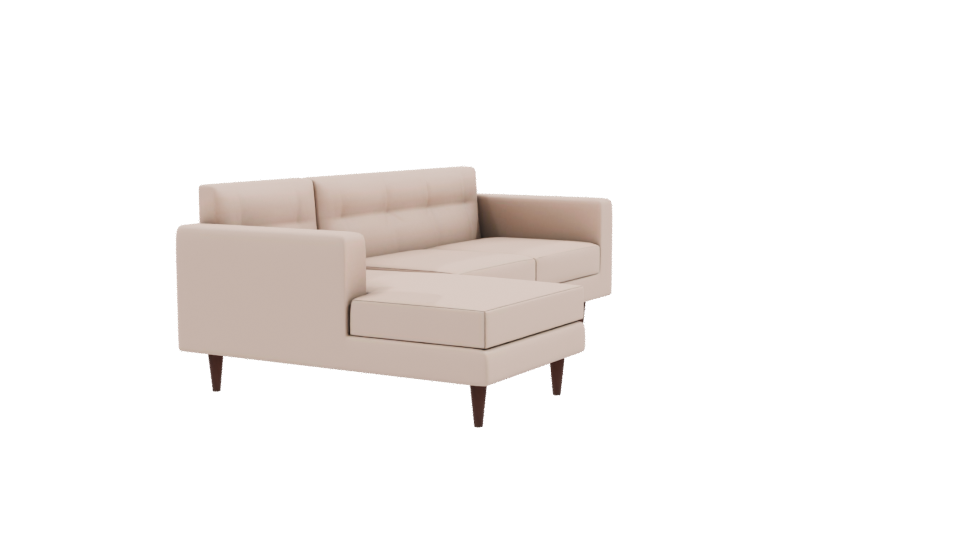 Contemporary L-Shaped Sofa 3D - Professional 3D Model Render 9