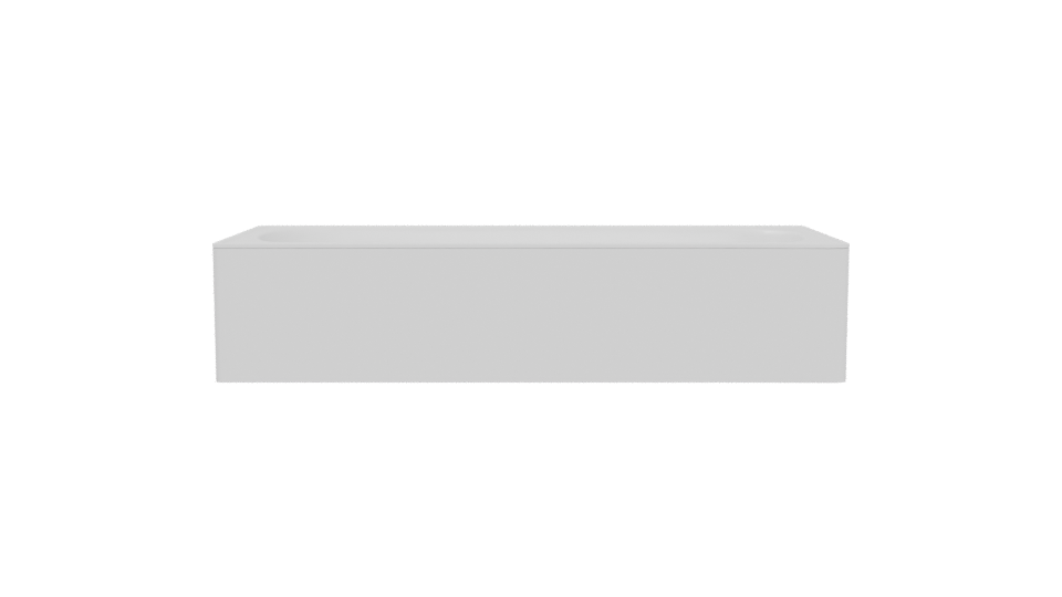 Sleek Modern Bathtub 3D Model - Professional 3D Model Render 5