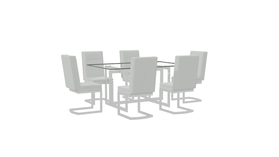 Stylish Conference Table Model - Professional 3D Model Render 7
