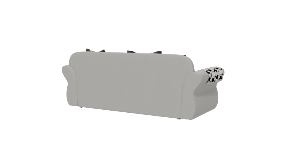 Elegant Fabric Sofa 3D Model - Professional 3D Model Render 6