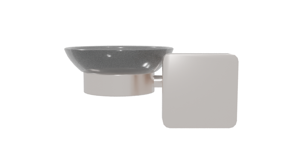 Contemporary Wall-Mounted Soap Dish 3D Model - Professional 3D Model Render 5