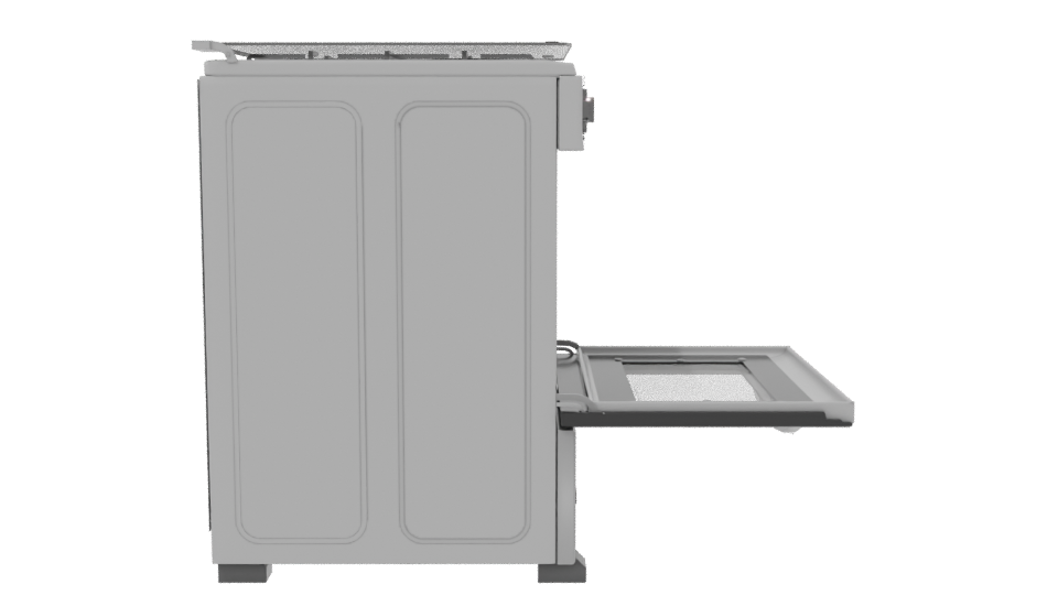 Stylish Gas Oven 3D Model - Professional 3D Model Render 8