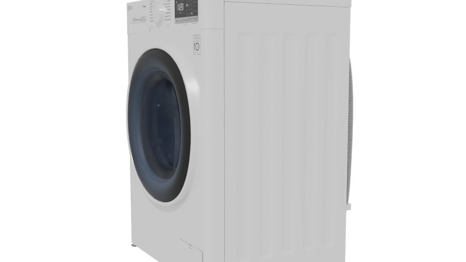 Modern Washing Machine 3D Model - Professional 3D Model Render 13
