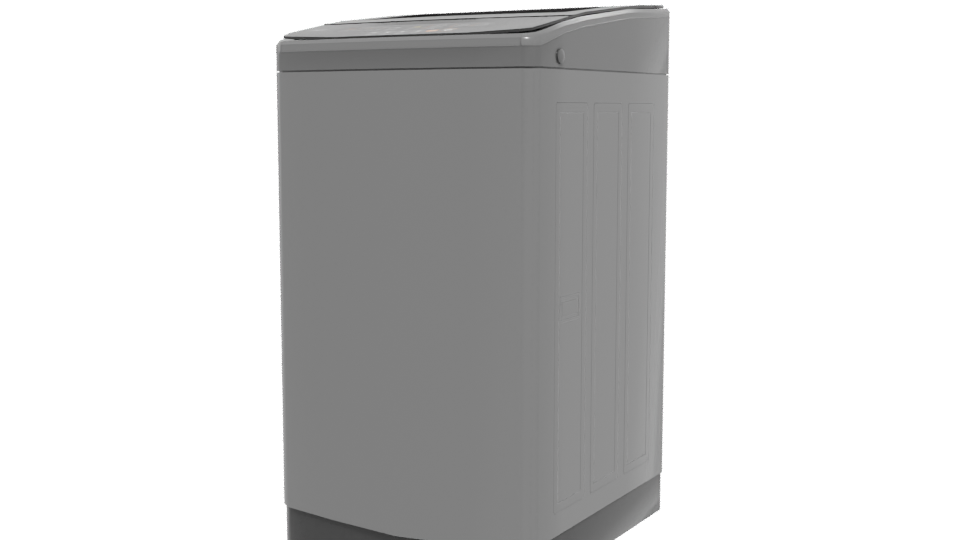 Stylish Top-Load Washing Machine 3D - Professional 3D Model Render 12