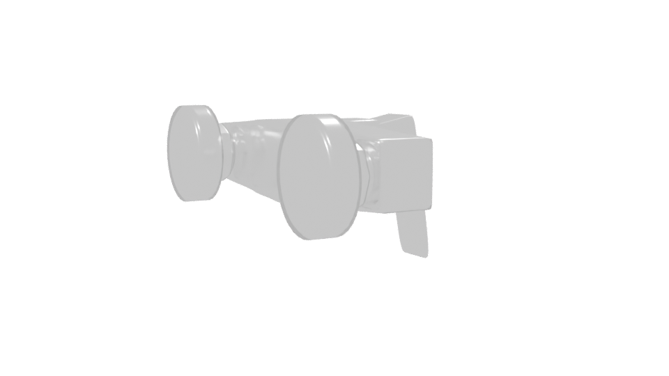 Sleek Modern Wall Hook 3D - Professional 3D Model Render 7