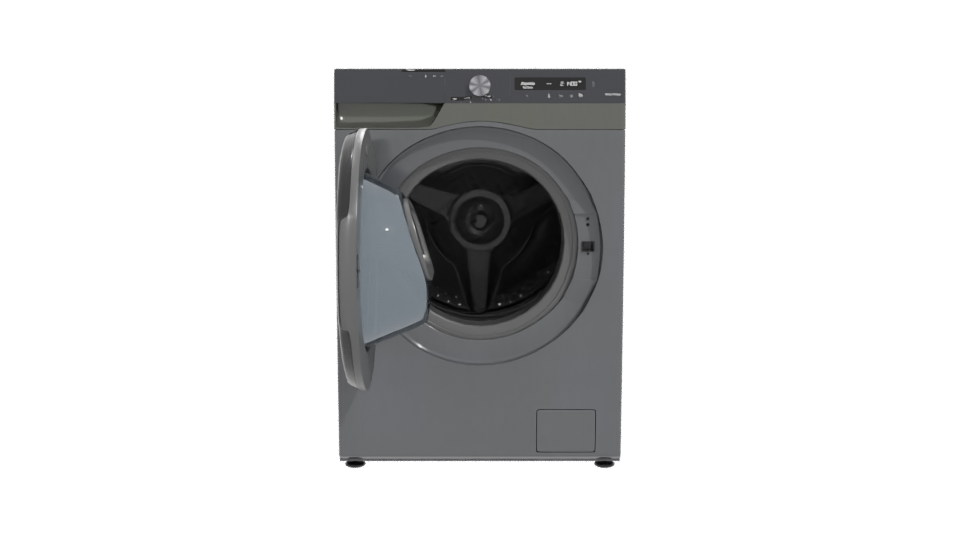 Sleek Front-Loading Washing Machine 3D Model - Professional 3D Model Render 11