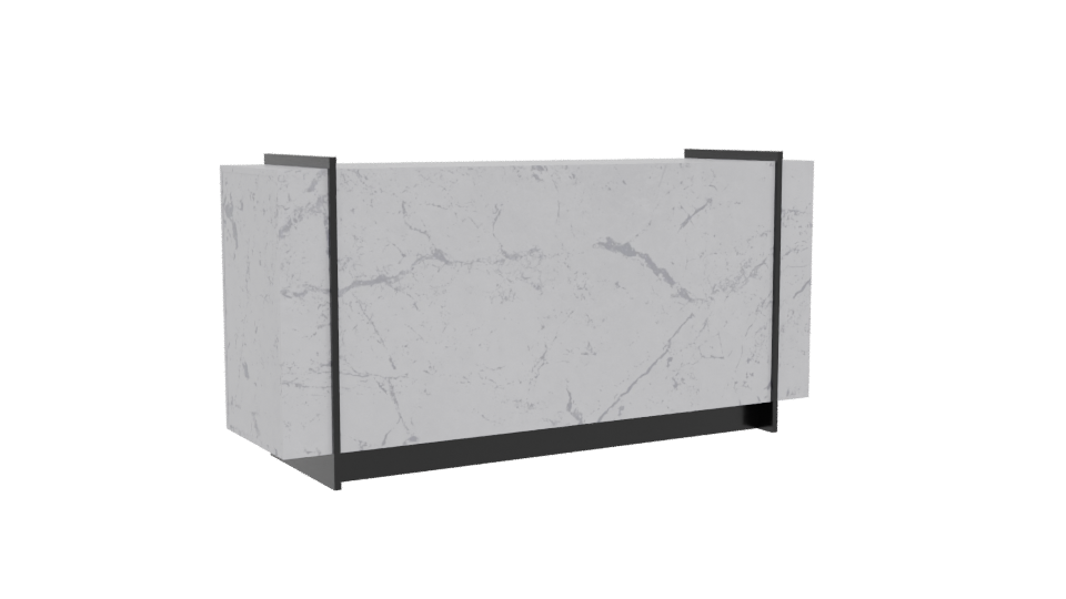 Elegant Minimalist Credenza 3D Model - Professional 3D Model Render 4