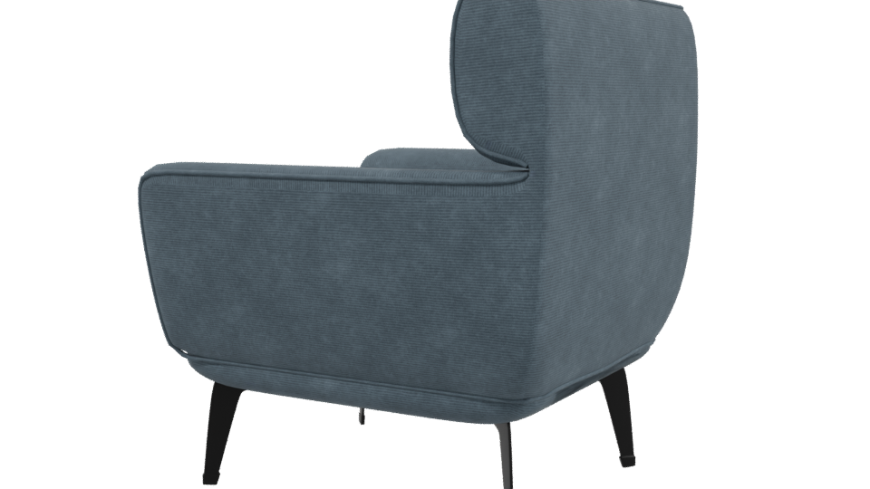 Stylish Modern Armchair Model - Professional 3D Model Render 3