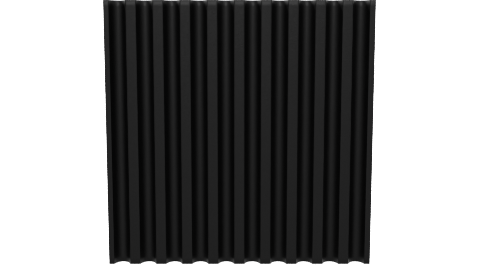 Stylish Vertical Wall Panel 3D - Professional 3D Model Render 5