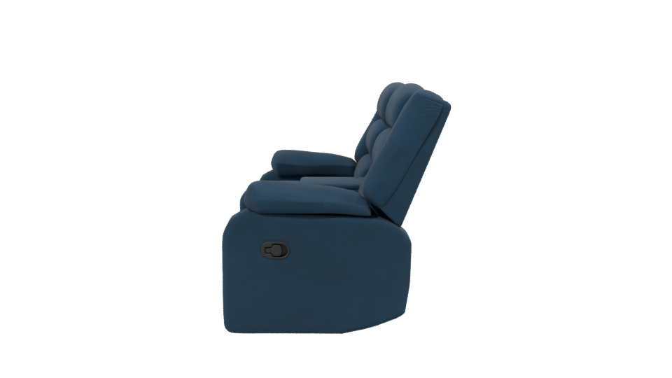 Stylish Reclining Sofa Model - Professional 3D Model Render 2