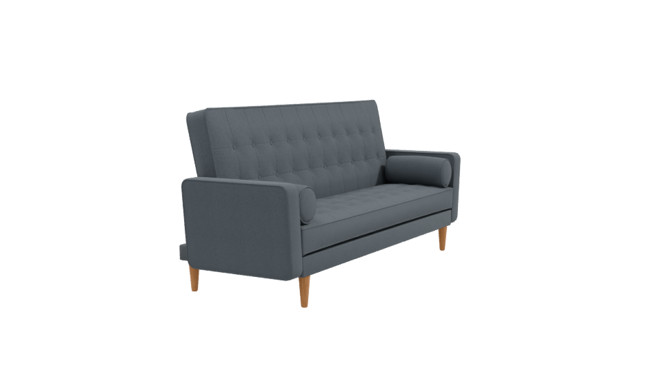 Nordic Gray Sofa 3D Model - Professional 3D Model Render 9