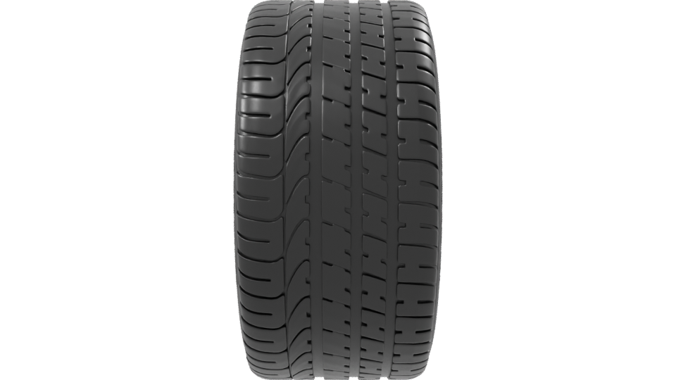 High-Performance Racing Tire 3D Model - Professional 3D Model Render 8