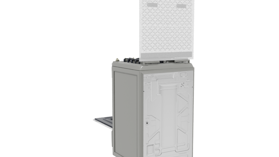 Gas Oven Range Appliance 3D - Professional 3D Model Render 4