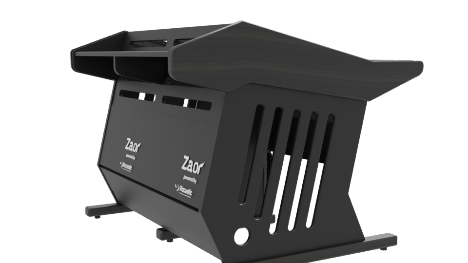 Maestro 24+12 Black Table Model - Professional 3D Model Render 7