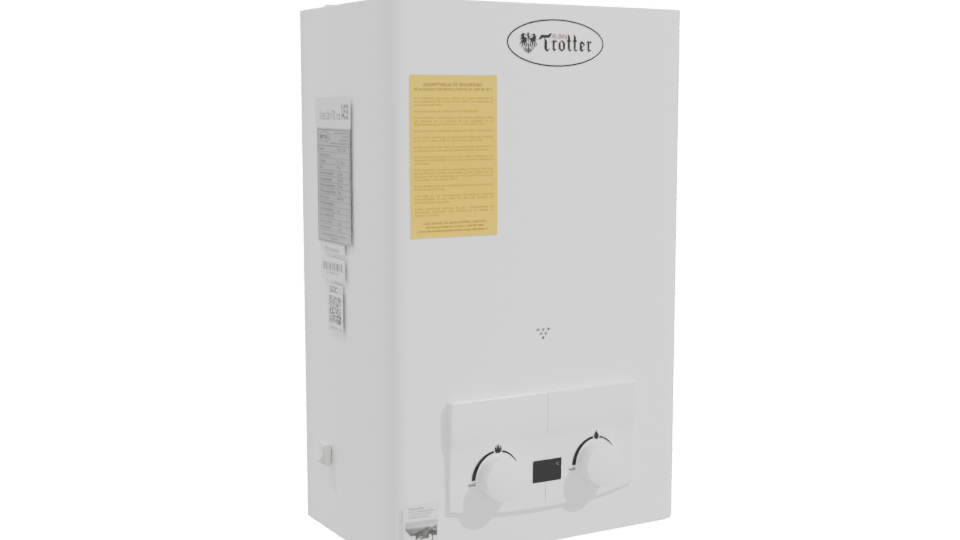 Compact Gas Boiler Model 3D - Professional 3D Model Render 10