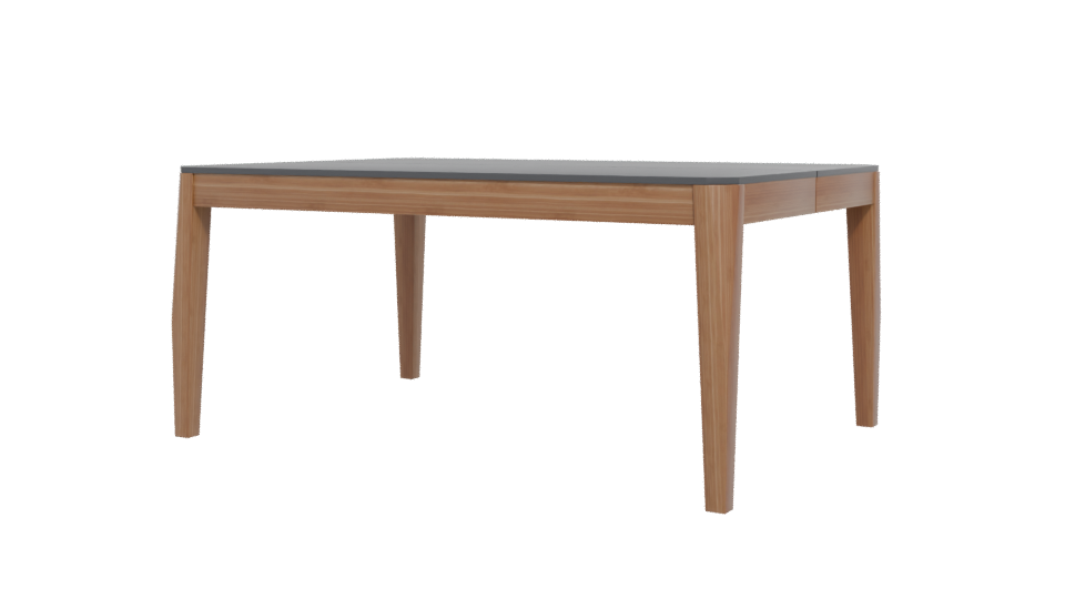 Stylish Wooden Dining Table 3D - Professional 3D Model Render 12