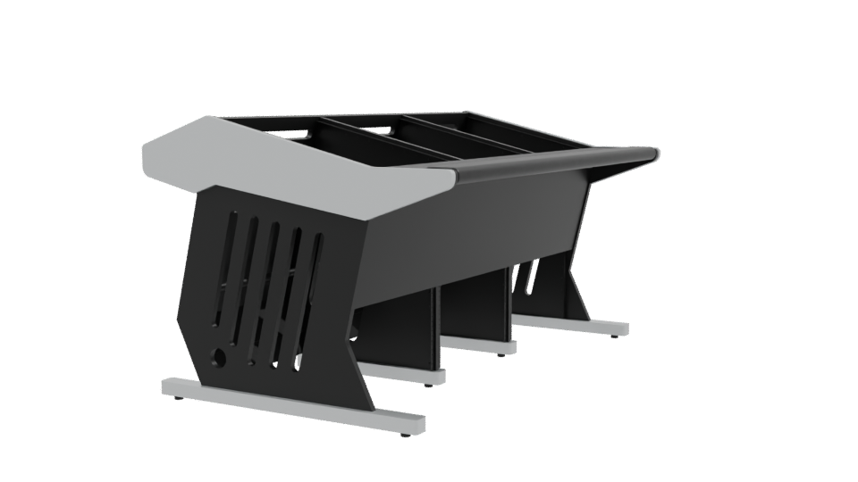 Stylish Modern Storage Shelving Unit - Professional 3D Model Render 9